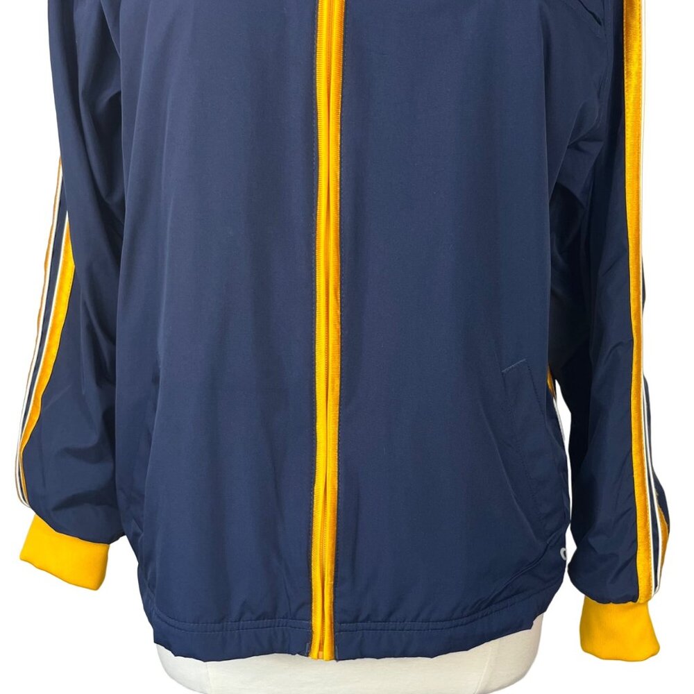 Tek Gear Front Zip Jacket Womens XL Blue Yellow Lined Activewear - Picture 4 of 9